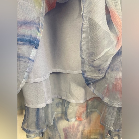 Sundance Silk Watercolor Dress Large NWOT - Picture 6 of 9